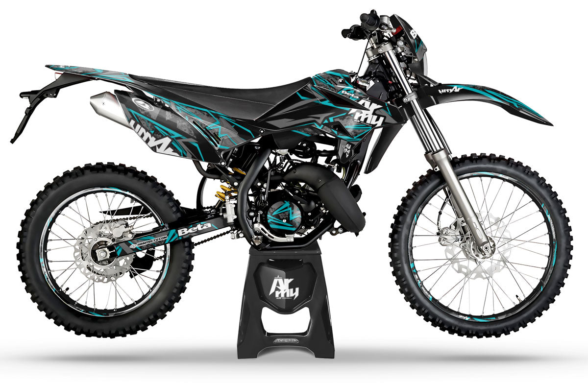 Kit pegatinas Beta RR 50cc Racing 2011-2020 Army Redrum | pegatinas para moto | personalización 50cc | armysctv