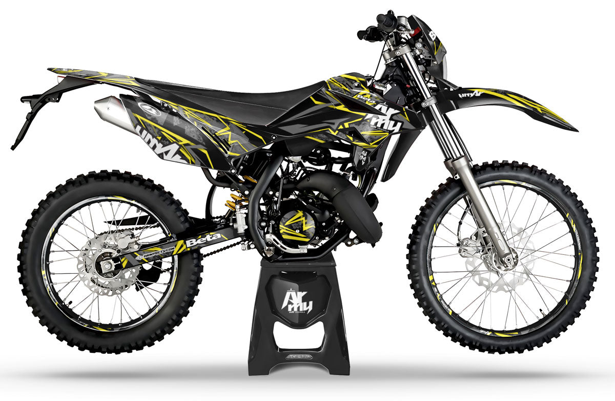 Kit pegatinas Beta RR 50cc Racing 2011-2020 Army Redrum | pegatinas para moto | personalización 50cc | armysctv