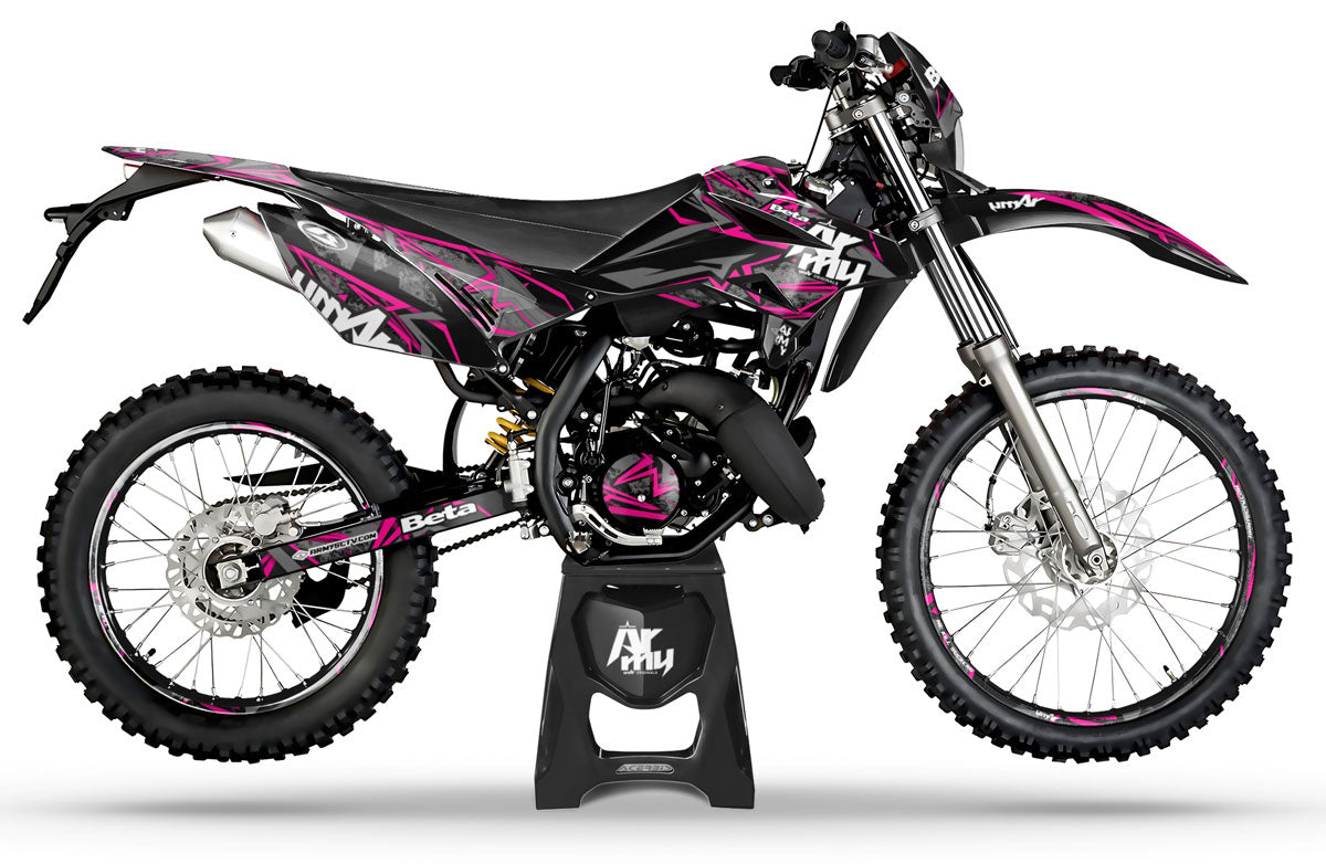 Kit pegatinas Beta RR 50cc Racing 2011-2020 Army Redrum | pegatinas para moto | personalización 50cc | armysctv