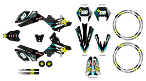 Kit déco Beta RR 50cc Racing 2011-2020 Rockstar | autocollants moto | personnalisation 50cc | armysctv