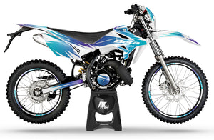 Kit déco Beta RR 50cc Racing 2011-2020 X-Fast | autocollants moto | personnalisation 50cc | armysctv
