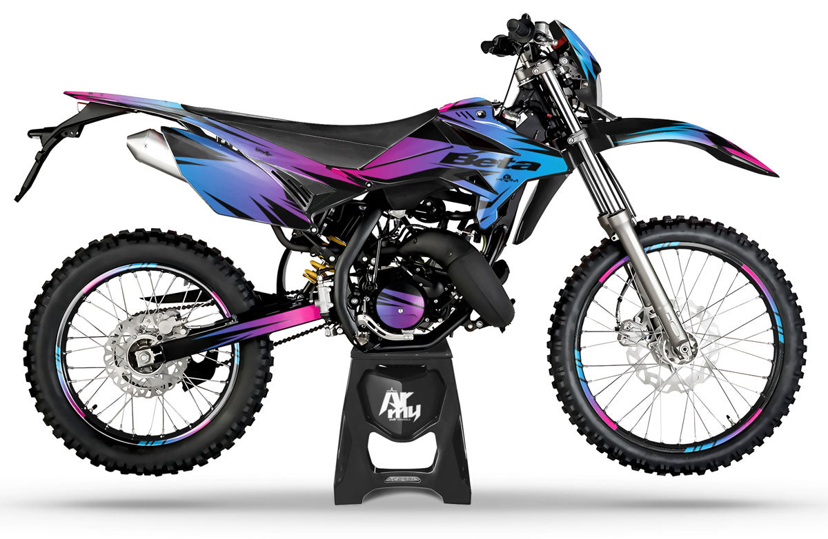 Kit pegatinas Beta RR 50cc Racing 2011-2020 X-Fast | pegatinas para moto | personalización 50cc | armysctv
