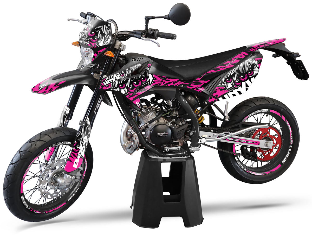 Graphics kit Beta RR 50 Motard 2011-2020 Eyes | motorcycle stickers | 50cc customization | armysctv