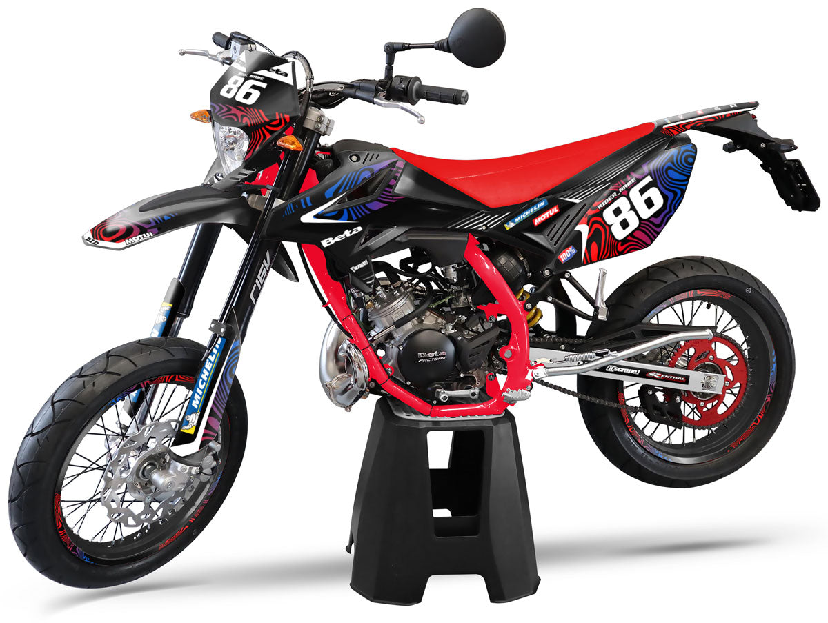 Dekor kit Beta RR 50 Motard 2011-2020 Army Fluid | Motorradaufkleber | Personalisierung 50cc | armysctv