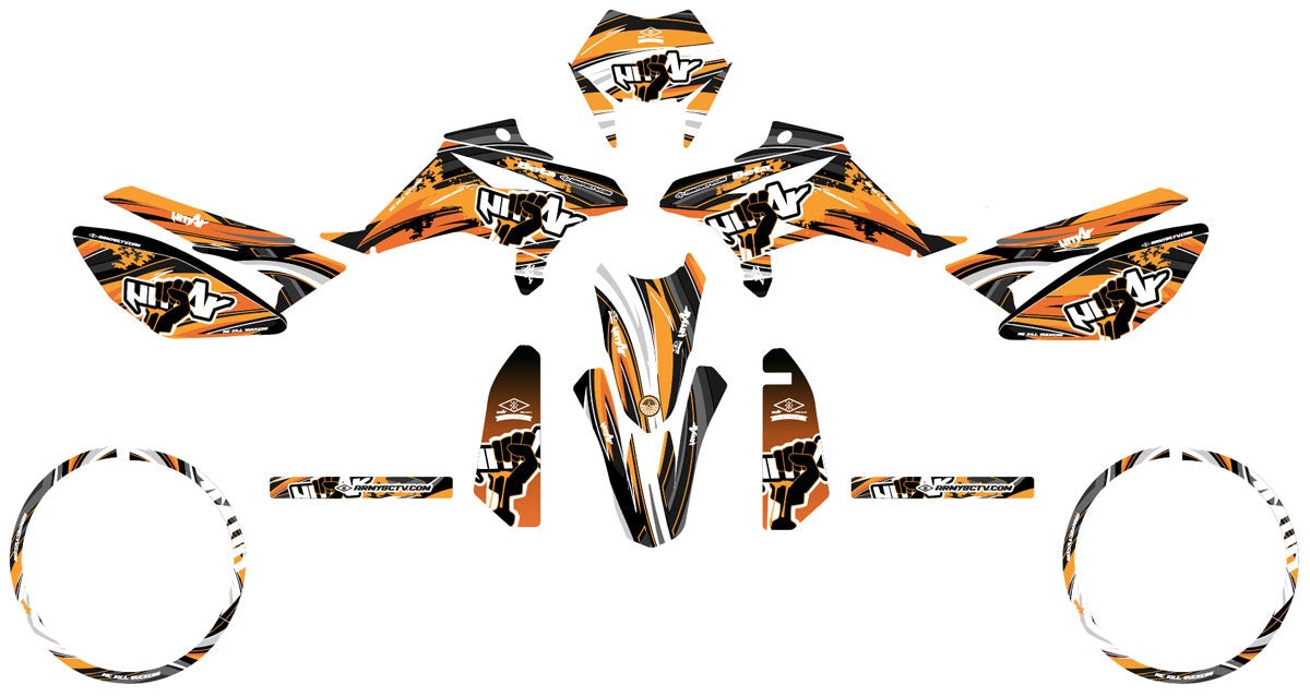 Graphics kit Beta RR 50 Motard 2011-2020 Freedom | motorcycle stickers | 50cc customization | armysctv