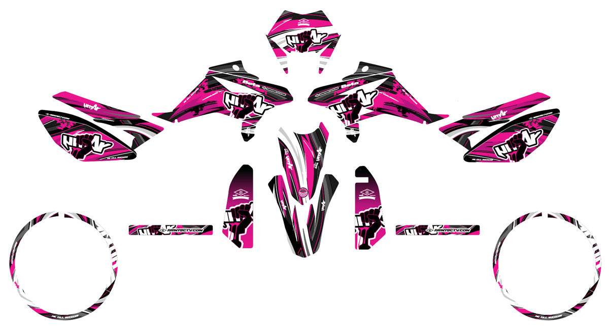 Graphics kit Beta RR 50 Motard 2011-2020 Freedom | motorcycle stickers | 50cc customization | armysctv