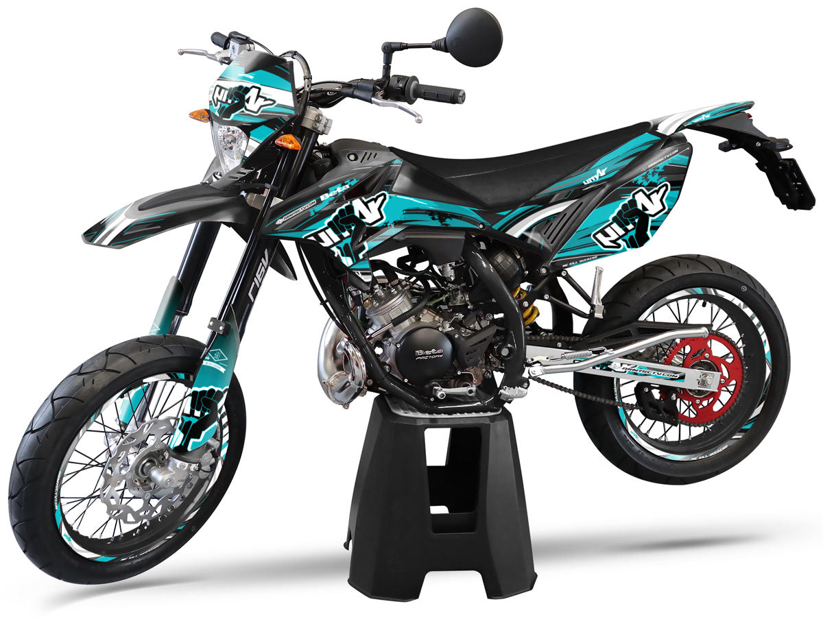 Graphics kit Beta RR 50 Motard 2011-2020 Freedom | motorcycle stickers | 50cc customization | armysctv