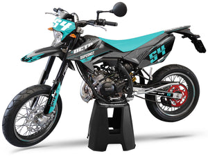 Kit déco Beta RR 50 Motard 2011-2020 Quake | autocollants moto | personnalisation 50cc | armysctv