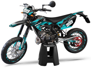 Deko-sett Beta RR 50 Motard 2011-2020 Åttende | motorsykkel klistremerker | tilpasning 50cc | armysctv