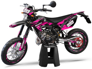 Deko-sett Beta RR 50 Motard 2011-2020 Åttende | motorsykkel klistremerker | tilpasning 50cc | armysctv