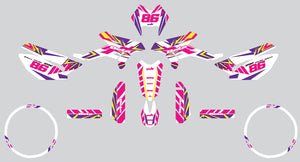 Kit déco Beta RR 50 Motard 2011-2020 "86" | autocollants moto | personnalisation 50cc | armysctv