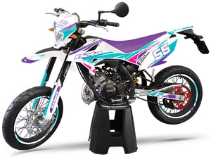 Kit pegatinas Beta RR 50 Motard 2011-2020 Frescura | pegatinas para moto | personalización 50cc | armysctv