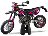 Kit déco Beta RR 50 Motard 2011-2020 D'or et de platine | autocollants moto | personnalisation 50cc | armysctv