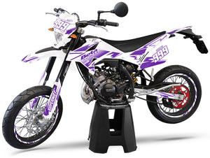 Deko-sett Beta RR 50 Motard 2011-2020 Lightgame | motorsykkelklistremerker | tilpasning 50cc | armysctv