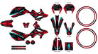 Deko-sett Beta RR 50 Motard 2011-2020 Metallstil | motorsykkelklistremerker | tilpasning 50cc | armysctv