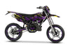 Deko-sett Beta RR 50 Motard 2011-2020 Metallstil | motorsykkelklistremerker | tilpasning 50cc | armysctv