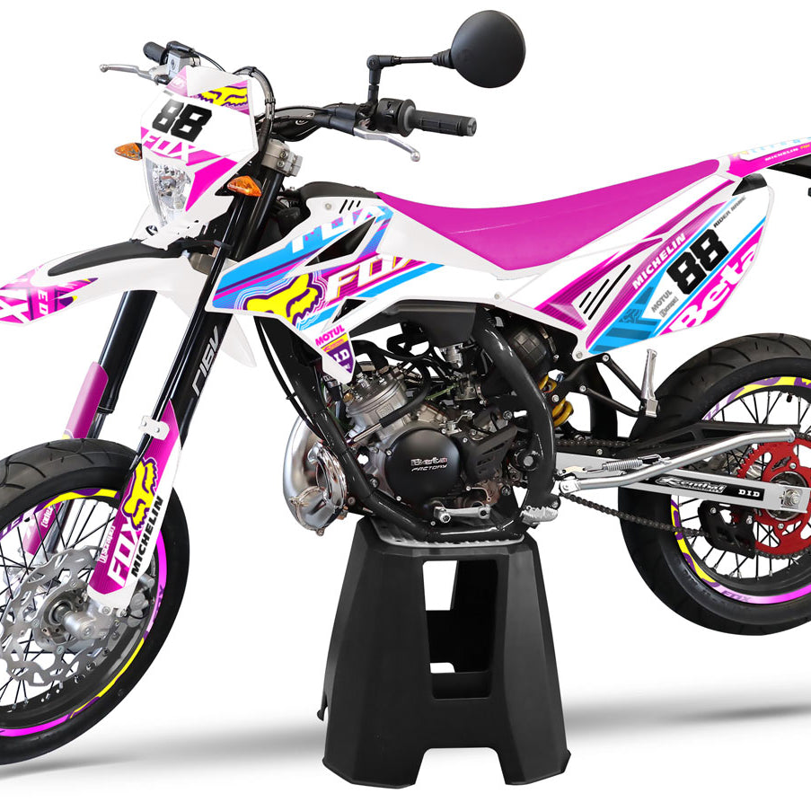 Dekalsett 50cc Beta RR 2011-2020 Pink Fox