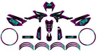 Dekor kit Beta RR 50 Motard 2011-2020 Purple Rain | Motorradaufkleber | Personalisierung 50cc | armysctv