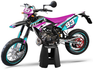 Kit déco Beta RR 50 Motard 2011-2020 Honda Repsol | autocollants moto | personnalisation 50cc | armysctv