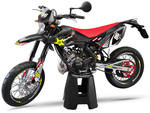 Deko-sett Beta RR 50 Motard 2011-2020 Rockstar | motorsykkelklistremerker | tilpasning 50cc | armysctv