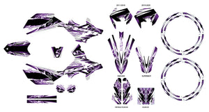 Kit déco Beta RR 50 Motard 2011-2020 Shaker | autocollants moto | personnalisation 50cc | armysctv