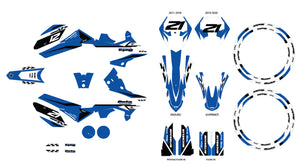 Kit déco Beta RR 50 Motard 2011-2020 Skarp | autocollants moto | personnalisation 50cc | armysctv