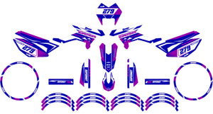 Deko-sett Beta RR 50 Motard 2011-2020 Skynine | motorsykkelklistremerker | tilpasning 50cc | armysctv