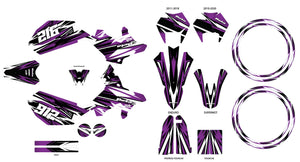 Kit déco Beta RR 50 Motard 2011-2020 Skyprem | autocollants moto | personnalisation 50cc | armysctv