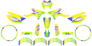 Dekor kit Beta RR 50 Motard 2011-2020 Valentino | Motorradaufkleber | Personalisierung 50cc | armysctv