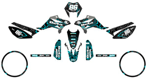 Dekor kit Beta RR 50 Motard 2011-2020 Armee Wellen | Motorradaufkleber | Personalisierung 50cc | armysctv