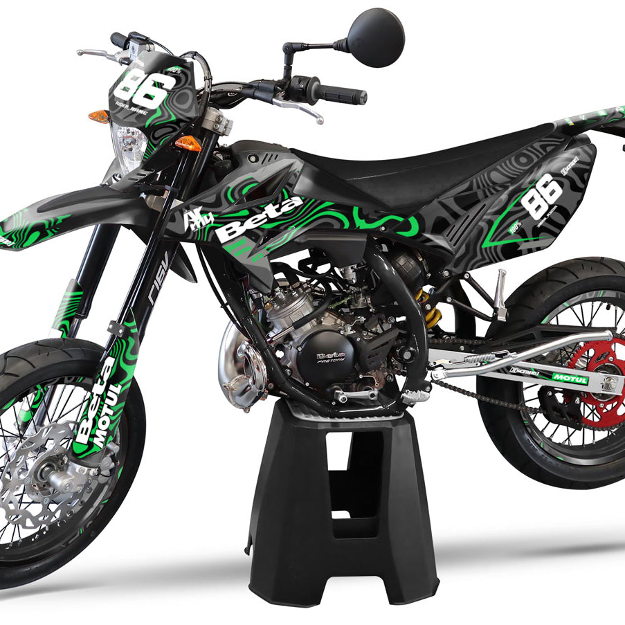 Graphic decals 50cc Beta RR 2011-2020 Army Waves