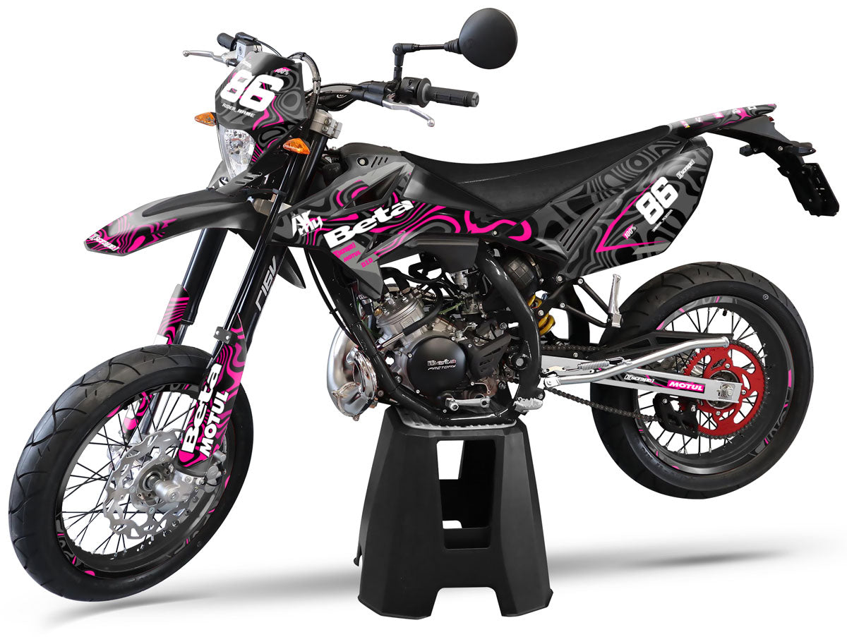 Graphics kit Beta RR 50 Motard 2011-2020 Army Waves | motorcycle stickers | 50cc customization | armysctv