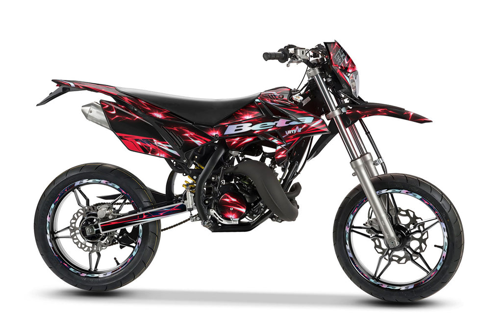 Kit déco Beta RR 50 Motard 2011-2020 Wheelyz | autocollants moto | personnalisation 50cc | armysctv