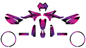 Kit déco Beta RR 50 Motard 2011-2020 X-Fast | autocollants moto | personnalisation 50cc | armysctv