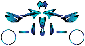 Kit déco Beta RR 50 Motard 2011-2020 X-Fast | autocollants moto | personnalisation 50cc | armysctv