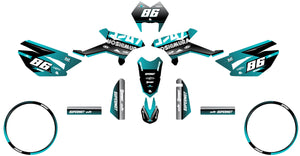 Deko-sett Beta RR 50 Motard 2011-2020 Yoshi | motorsykkelklistremerker | tilpasning 50cc | armysctv