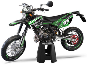 Deko-sett Beta RR 50 Motard 2011-2020 Yoshi | motorsykkelklistremerker | tilpasning 50cc | armysctv