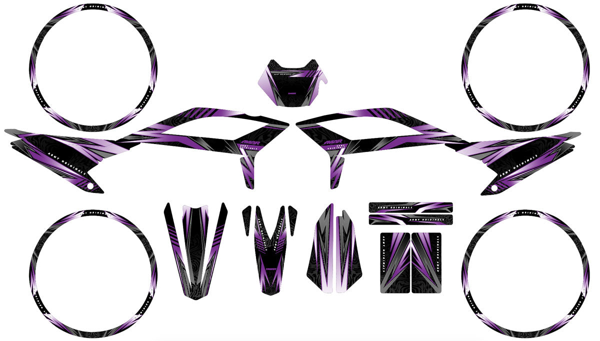 Graphics kit Beta 50cc RR 2021-2025 Alpha