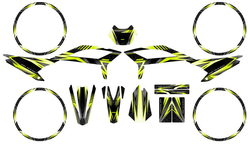 Graphics kit Beta 50cc RR 2021-2025 Alpha