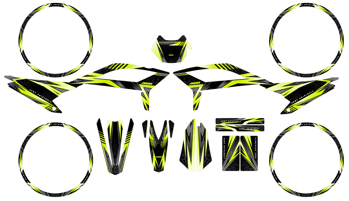 Graphics kit Beta 50cc RR 2021-2025 Alpha