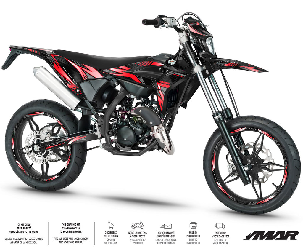 Graphics kit Beta 50cc RR 2021-2025 Alpha