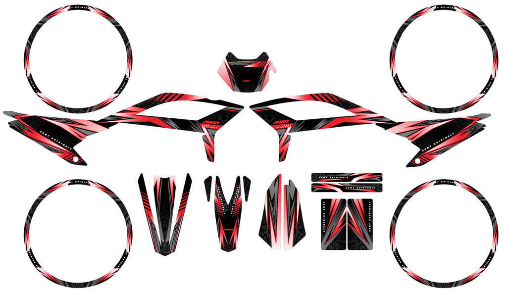 Graphics kit Beta 50cc RR 2021-2025 Alpha