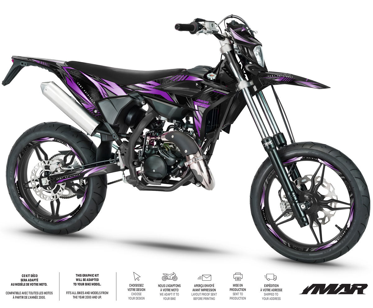 Graphics kit Beta 50cc RR 2021-2025 Alpha