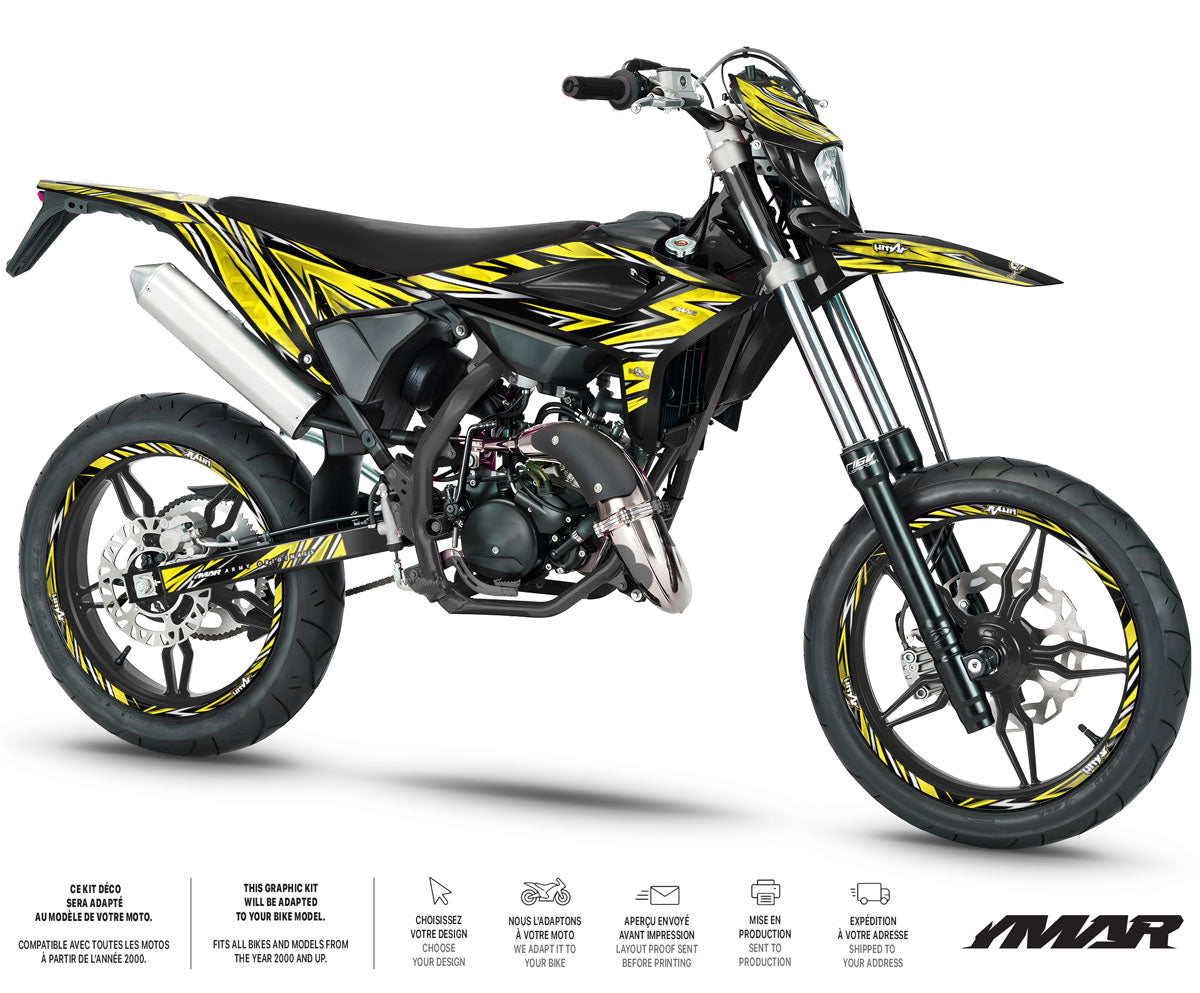 Graphics kit Beta 50cc RR 2021-2025 Cutvector