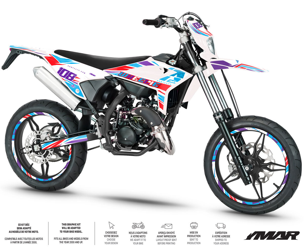 Graphics kit Beta 50cc RR 2021-2025 Electrify