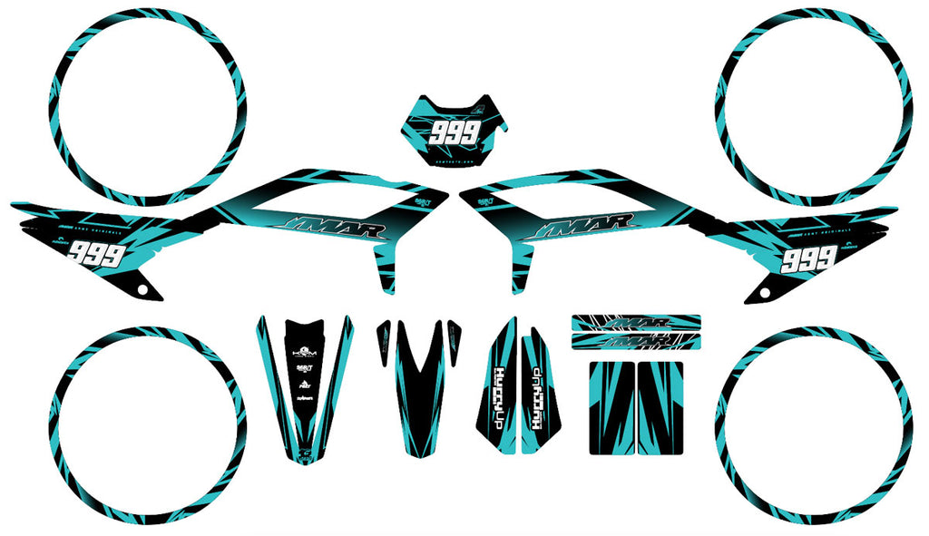 Graphics kit Beta 50cc RR 2021-2025 Eighth