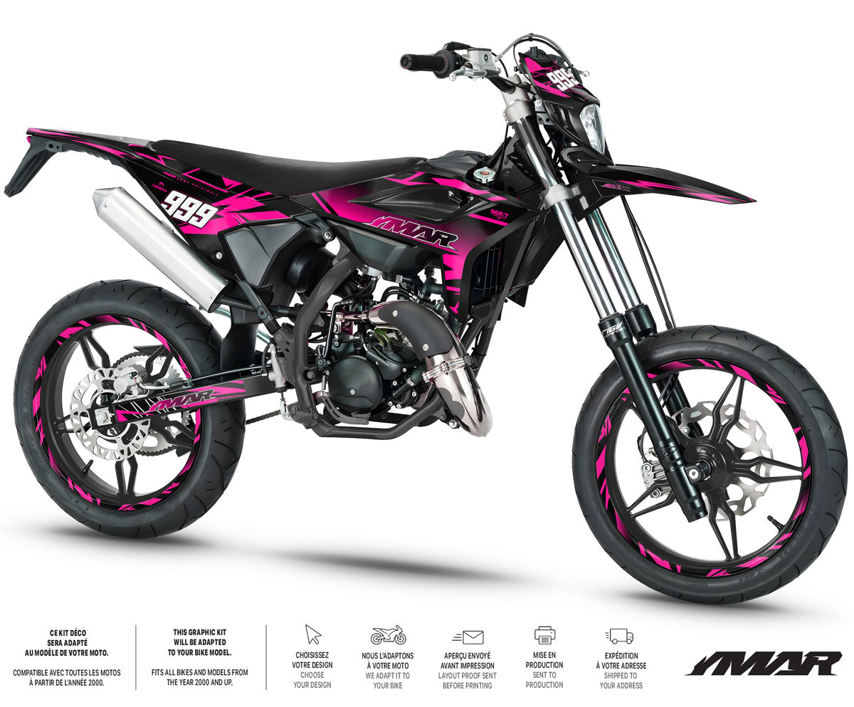 Graphics kit Beta 50cc RR 2021-2025 Eighth