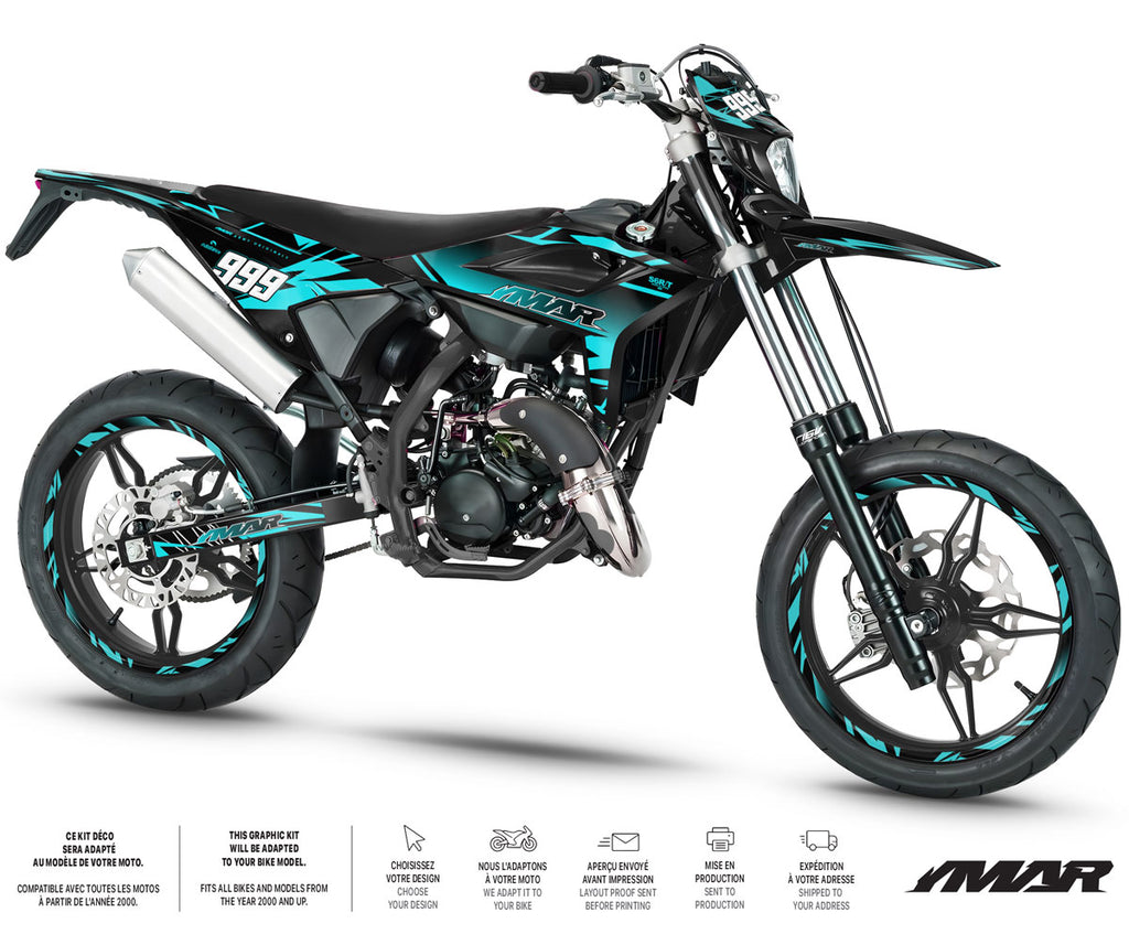 Graphics kit Beta 50cc RR 2021-2025 Eighth