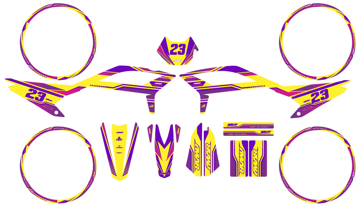 Graphics kit Beta 50cc RR 2021-2025 Kunst