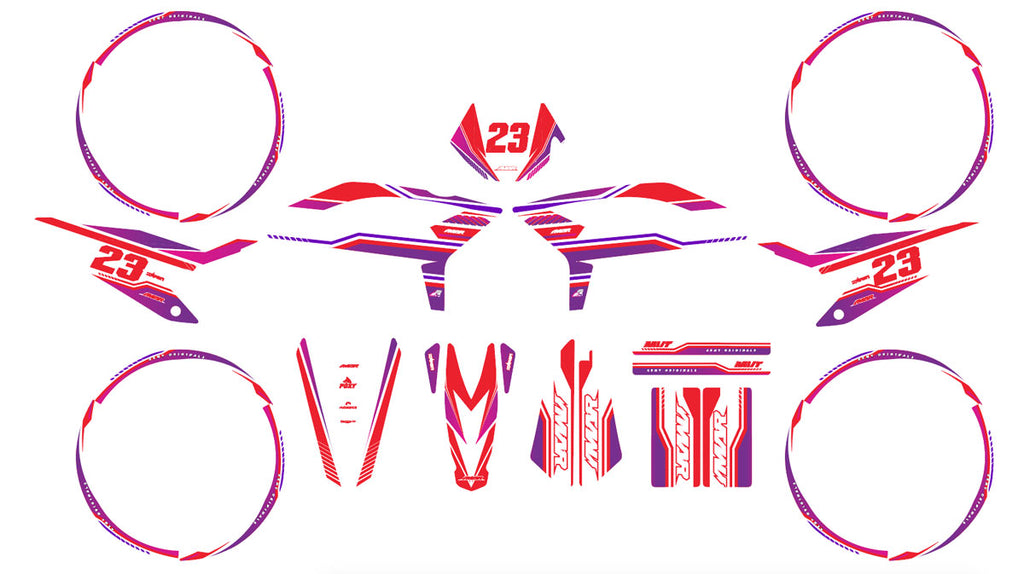 Graphics kit Beta 50cc RR 2021-2025 Kunst